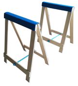 Foldable Table Leg Frame Set - Buku buku - blue