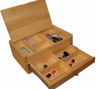 Handicraft Organizer/ Sewing Box with One Drawer